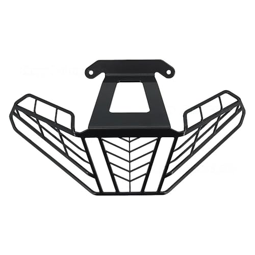 Grille phare moto Tuareg 660 pour éviter les bris d'optique en voyage