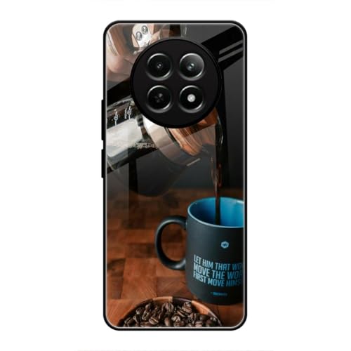 Image of SmashItUp Coffee | Tea Cup Designer Printed TPU Metal Case Mobile Back Cover for Realme 12x / Realme 12 / Realme 13 / Realme C65 / Narzo 70x (5G)