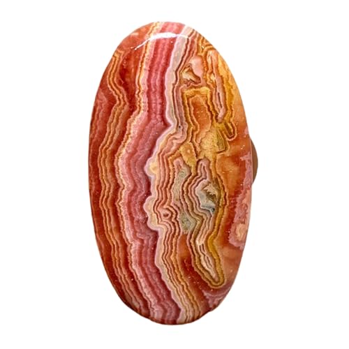 Rhodochrosite naturelle dos plat pour réussir facilement vos sertissages