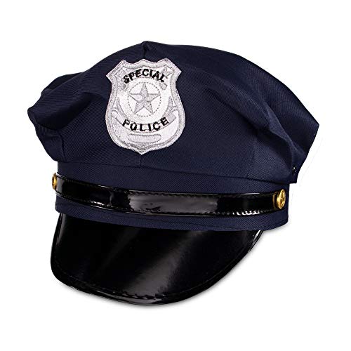 Windy City Novelties Adult Size Navy Blue Police Hat Dress Up Costume Accessory