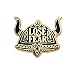 Asilda Store Lose The Fear Viking Helmet Lapel Enamel Pin - Great for Backpacks and Jackets - Top Quality Hard Enamel - For Your Type of Fun [Adventure, Outdoor, Camping, Hiking, Travel]