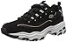 Skechers D'Lites, Baskets Homme, Black/Black, 45.5 EU