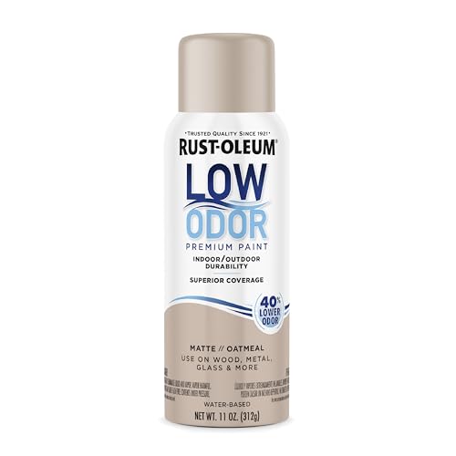 Image of Rust-Oleum Low Odor Premium Spray Paint, 11 oz, Matte Oatmeal