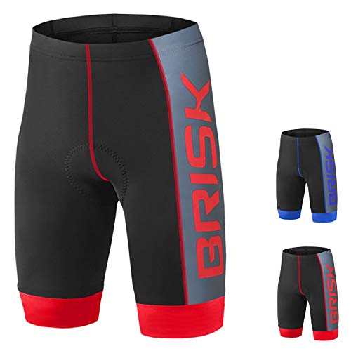 Brisk Bike Padded Compression Cycling Shorts For Fitness And Protection