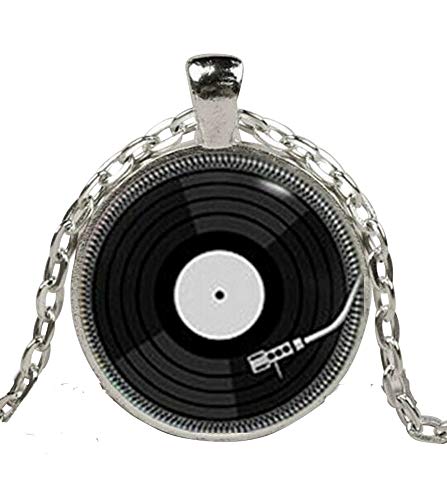 Preisvergleich Produktbild Générique Halskette mit Anhänger Turnscheibe, Vinyl