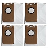 Confezione da 4/10 sacchetti di ricambio per robot aspirapolvere SwitchBot S1 Plus/S1 Plus (W), 3,5 l, con filtrazione Meltblown, confezione da 4