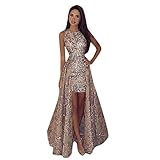 cocktailkleid mit pailletten am oberteil Geschlecht: Frauen und Mädchen. Sommerkleid Damen lang koennen passen mit Langes Shirt Bluse Oberteile Hemd . Für kühlere Tage wählen Sie die Minikleid Damen mit Jeans.