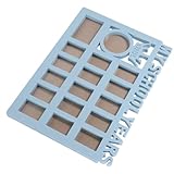 FONDOTIN Marco Collage para Fotos Escolares Azul, Marco de graduación Infantil para Registrar Crecimiento de Estudiantes