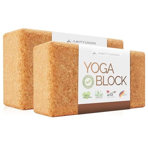 Set di 2 blocchi yoga in sughero