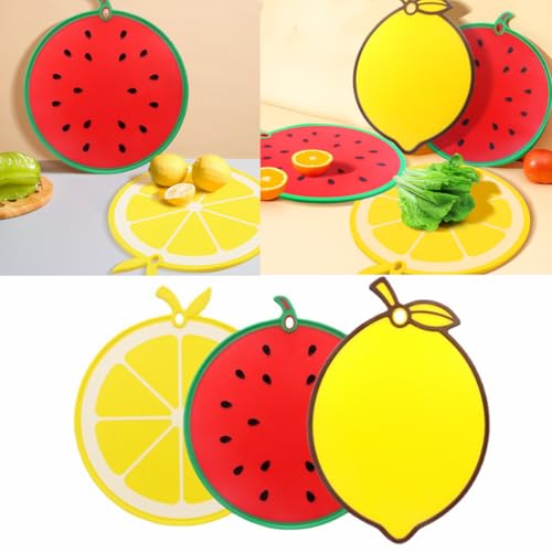 Tabla de Cortar Plástico Amarilla Forma de Limón miniatura 7