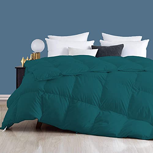 Image of Day Care - 400 GSM Hotel Quality-Down Alternative Microfiber Comforter for Heavy Winter Double Bed Comforter /Blanket /Rajai (90 inch x 100 inch Inches /228cm x 254cm) - Comforter Double Bed|Teal| TC - 450