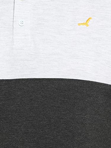 Image of AMERICAN CREW Polo Collar T-Shirt for Plus Size Men