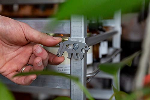 KeySmart AllTul Bear - 4-in-1 Everyday Carry Multi-Purpose Keychain Multitool with Bottle Opener, Wrench, Spoke and Crowbar Ideal Utility Tool for Camping, Fishing and More - Image 3