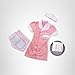 Melissa & Doug Waitress Role Play Costume Set (7 pcs) - Includes Apron, Order Pad, Cap