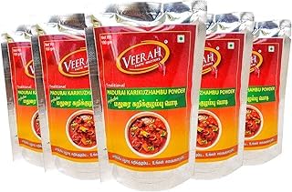 VEERAH-TASTE MATTERS Veerah Foods Madurai Kari Kuzhambu Powder (200g (Pack of 2))