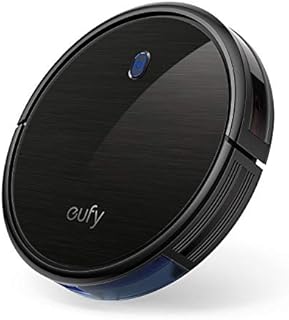 eufy [BoostIQ RoboVac 11S (Slim), Super-Thin, 1300Pa Strong Suction, Quiet, Self-Charging Robotic Vacuum Cleaner, Cleans Hard Floors to Medium-Pile Carpets(Renewed)
