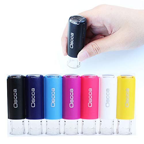 ハンコヤストア キャップレス ネーム印 オスカ 10mm 丸 印鑑 はんこ ネーム印 スタンプ ゴム印 シャチハタ式 回転式