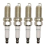 Automotive spark plugs 4x 90919-01243 Daul Iridium Spark Plugs FK16HR11 Compatible with Toyota
