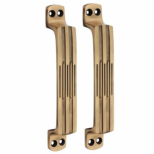 Image of GHAR DWAR Door Handle for Main Door /Door Handle /Zinc Alloy (7 Inch) Antique Finish Door Handles for Home and Office (Pack of 1 Pair)