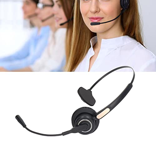 Usb Headset, Ergonomic Single Ear Bluetooth 5.0 Abs Plug And Play Call Center Headset For Office #TOP2