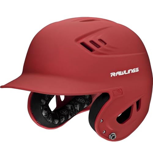 Rawlings | R16 VELO Baseball Batting Helmet | Senior (6 7/8" - 7 5/8") | Matte Scarlet - image 1