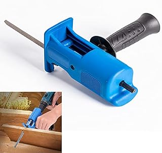 HYGJ Tmom Portable Reciprocating Saw Mini Saw Electric Reciprocating Saw with 3 Saw Blades Quick Electric Drill Can Be Connected