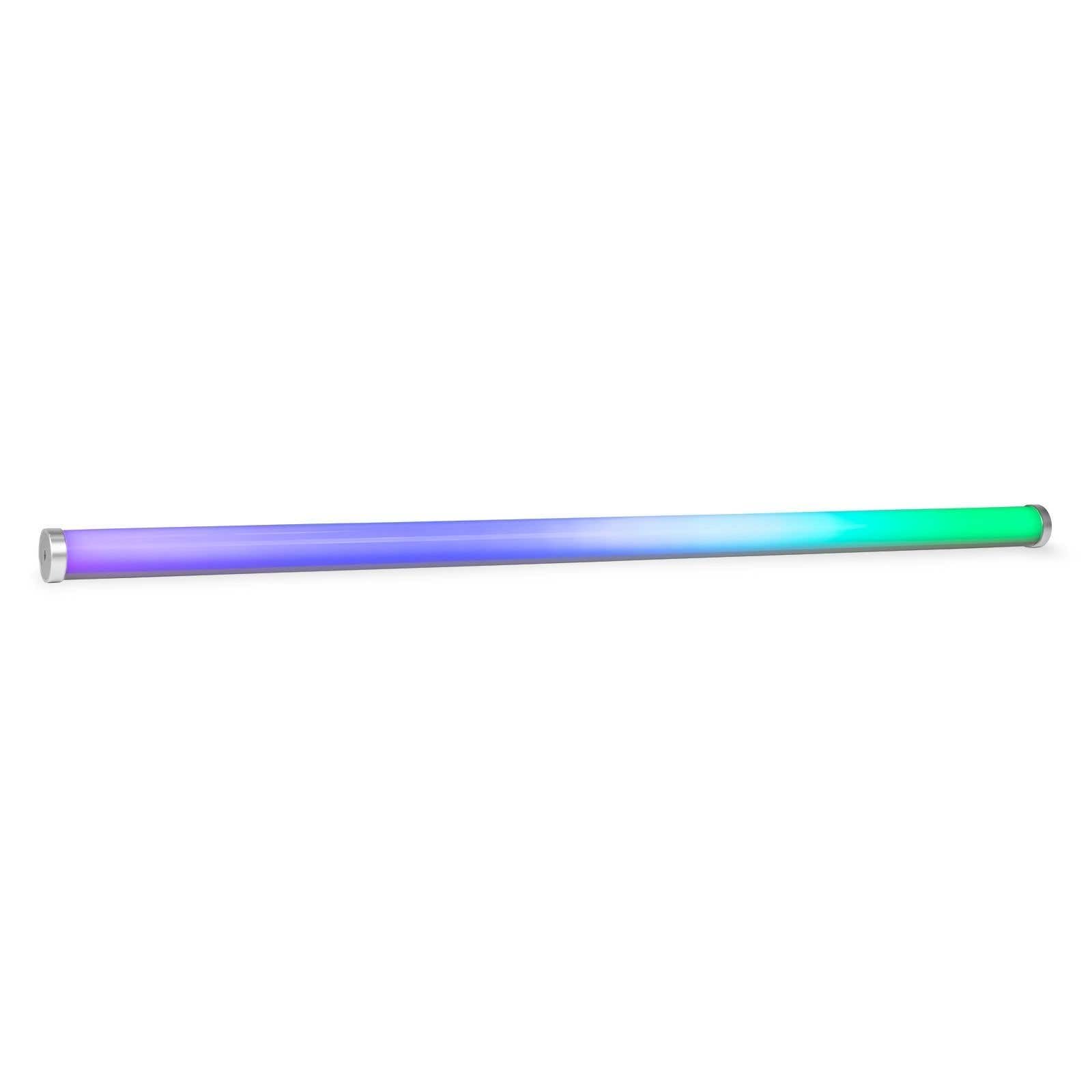 BeamZ Pro Kratos LED Tube RGBW 120cm, 288 Pixel LED Bar mit 20h Akku, DMX - IP65 Wetterfest - RGBW Stehlampe, App-Steuerung, WDMX & IR Fernbedienung – inkl. Stativ & Zubehör