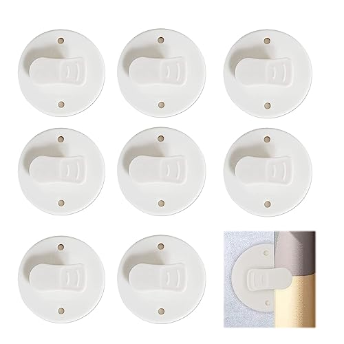 8PCS Clip per Tende Autoadesiva, Clip di