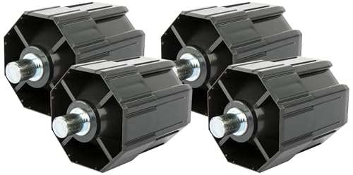 Schellenberg 80300 Walzenhülse Maxi für 60 mm Achtkantwellen, SW 60, 72 mm Länge, Bolzen 12 mm Durchmesser (Packung mit 4)