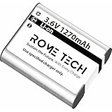 Rome Tech LI-92B 3.6V Lithium-ion Battery Replacement, 1270mAh, Compatible with Olympus Tough TG-5, Tough TG-6, Tough TG-7 Cameras – High Capacity Rechargeable – 1-Pack
