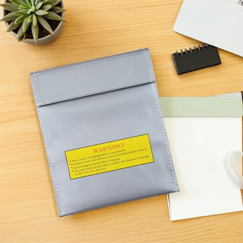 Bolsa de baterías ignífuga para evitar cortocircuitos con compartimentos independientes 6