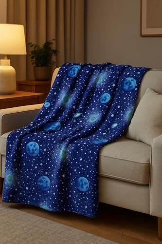 GX GARGIX Plaid Caldo in Pile, Coperta Morbida per Divano, Singolo, Matrimoniale, Microfibra Diverse Fantasie (Singolo 130x160Cm, D3D-2)