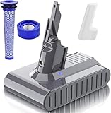 Picture of Bonacell 6000mAh Replacement for Dyson V7 Battery Compatible with SV11 V7 Motorhead V7 Animal V7 Trigger V7 HEPA V7 Car+Boat V7 Absolute Handheld Vacuum Cleaners 229687 225403 Cordless Vacuum