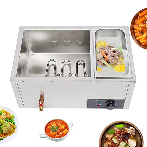 kangten Elektrisch Buffetwärmer Speisenwärmer Warmhalteplatte 3 Behälter 220V 850W Temperaturregler für Weihnachten Hochzeiten Party – Bild 4