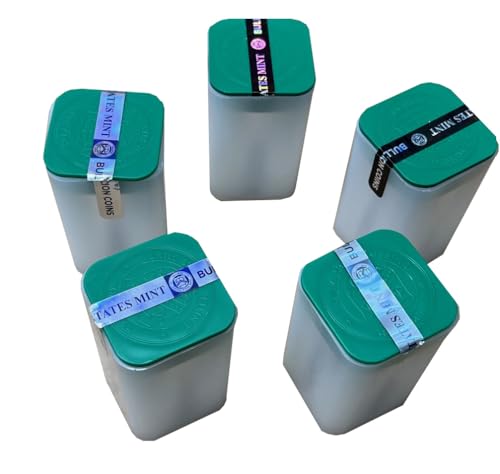 5 Official U.S. Mint Coin Tubes for AMERICAN SILVER EAGLES