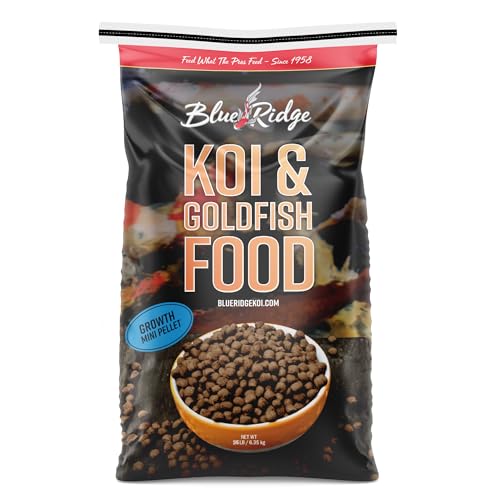 Blue Ridge Koi Fish Food 25lb - Koi Food Mini ...