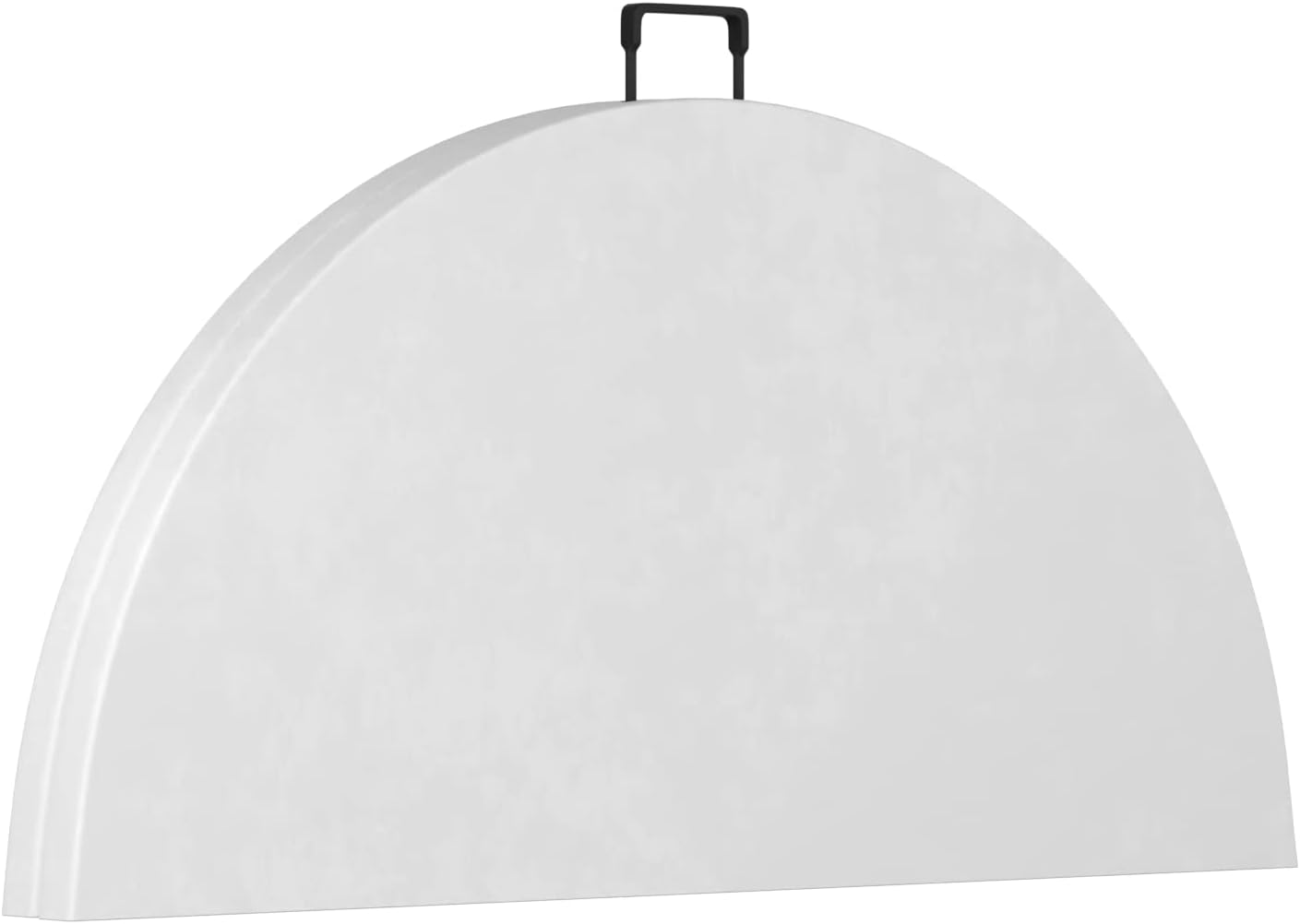 48" Round Heavy-Duty Granite White Plastic Bi-Folding Table