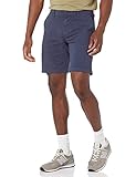 Goodthreads Men's Flat-Front Stretch Chino Short, Navy, 34