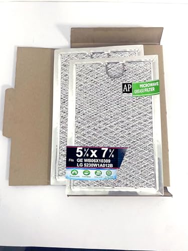 Filtre à graisse micro-ondes WB06X10309 anti-odeur aluminium