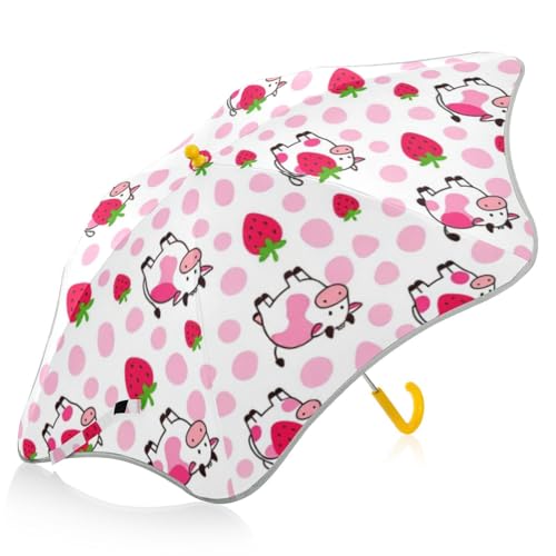Paraguas para niños pequeños infantil kawaii resistente con protección solar 2