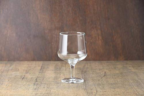 Amazon | 今夜は家飲み♪ ステムの短いワイングラス 220ml | やまに