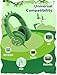 iClever Kids Headphones for School Travel, Safe Volume 85dBA, Stereo Sound Over-Ear for Kid, Foldable 3.5mm Wired Dinosaur Headphones for iPad Computer, HS19S