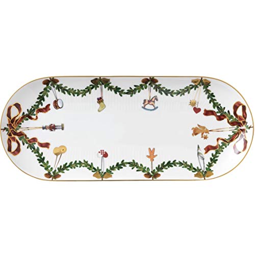 Preisvergleich Produktbild Royal Copenhagen Königskuchenplatte, 39 cm