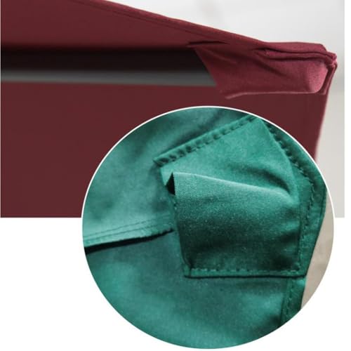 Tela de toldo para sombrilla de 3x3 metros recambio anti-UV lona cuadrada 8 varillas exterior 4