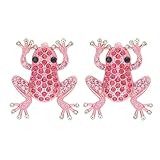Pendientes de rana para mujer, aretes de cristal exagerado, bonitos aretes temáticos de animales, joyería de moda para uso diario y fiesta, Grande, Plástico, Sin piedra preciosa