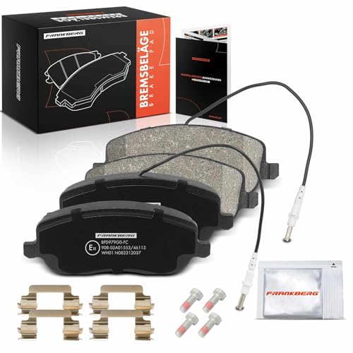 Image of Frankberg Brake Pad Set Includes 4 brake pads Front 77362236 9949552