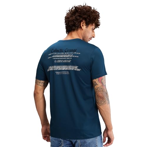 Image of Spykar Men's Slim Fit Round Neck Half Sleeve Solid Casual T-Shirt