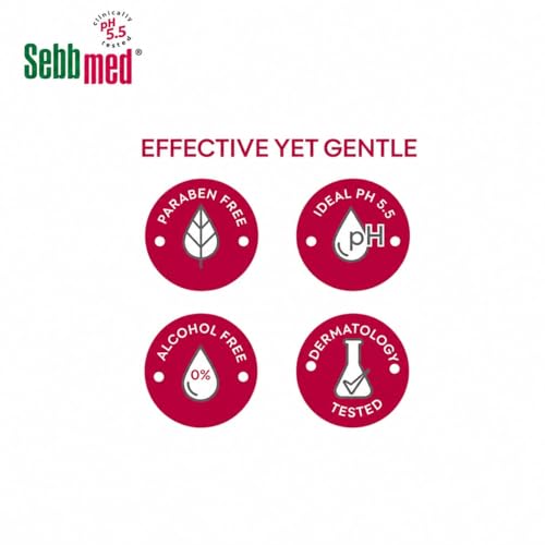 Image of Sebb med Everyday Shampoo for Normal to Dry Hair, Sensitive Scalp, pH 5.5 Clinically Tested, Extra-Mild Formula