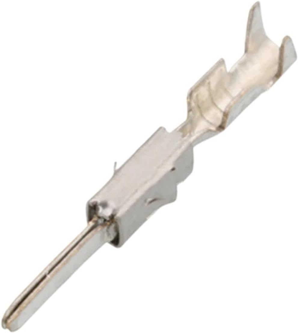 50pcs Male Tin Plated Wire Crimp Terminal Pin Repair Auto Spade Connector 969028-2 DJ615B-1.5x0.8A(500 PCS)