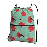 [KTRCPML] カーネーション 花柄 ナップサック 体操着袋 男の子 女の子 巾着袋 お着替え袋 体操服袋 入園入学 通園通学